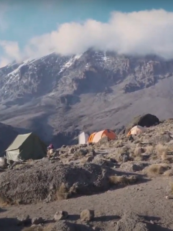 Distant ridge from Karanga