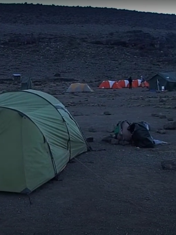 Tents at Moir Hut Camp